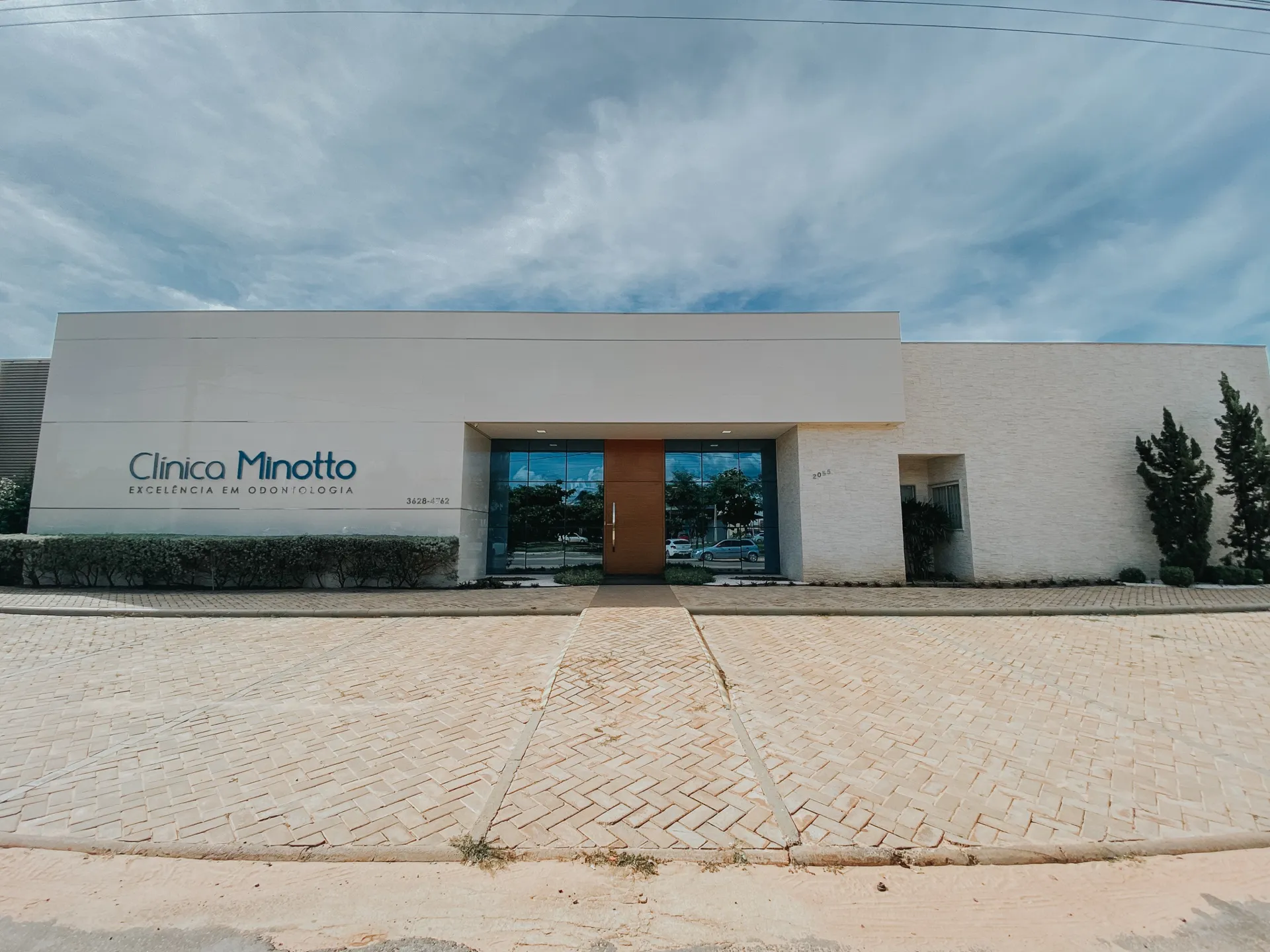 Entrada da clínica